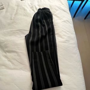 Subdued striped pants